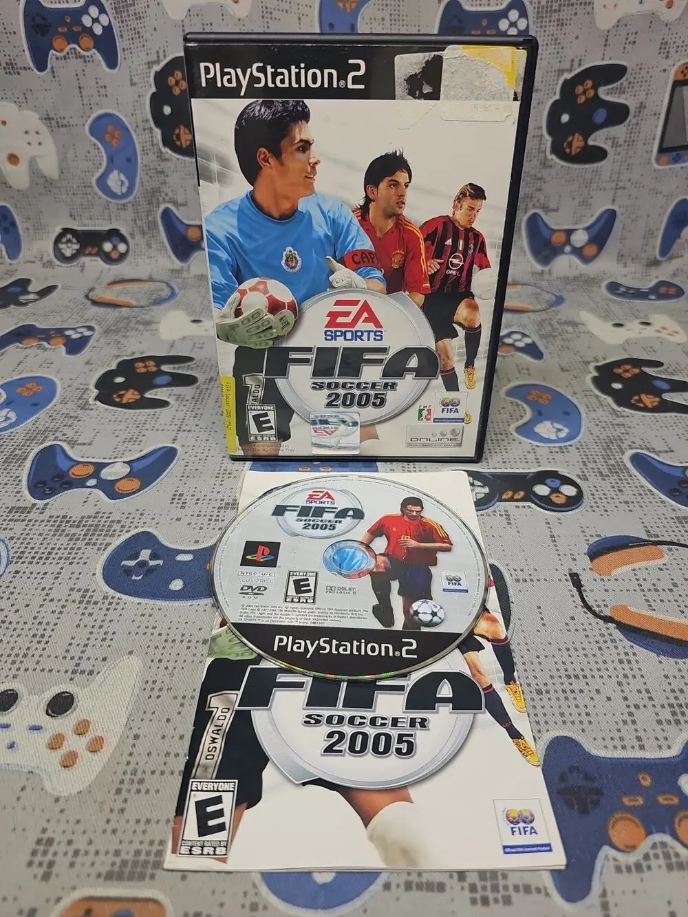 FIFA Soccer 2005 (Playstation 2) CLEANED & TESTED CIB VG